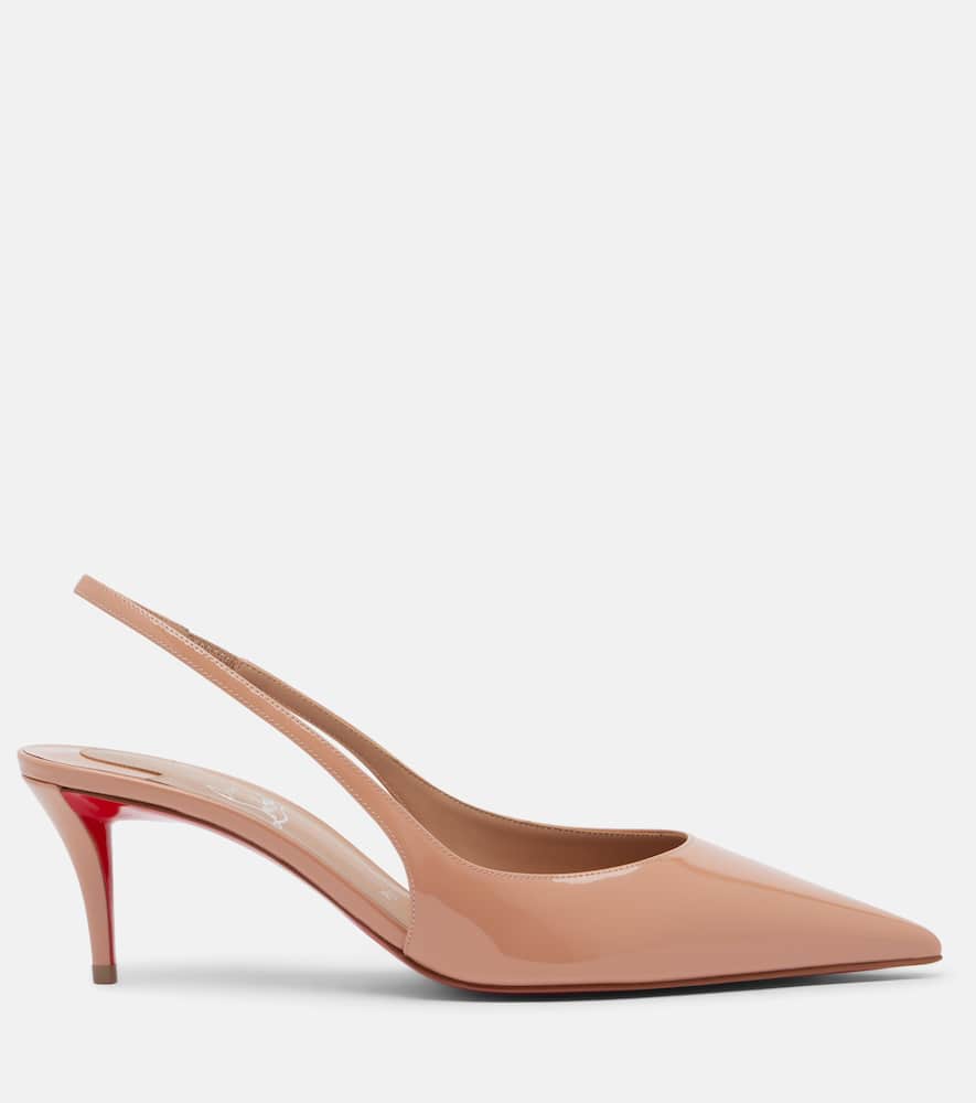 Miss Z 60 patent leather slingback pumps