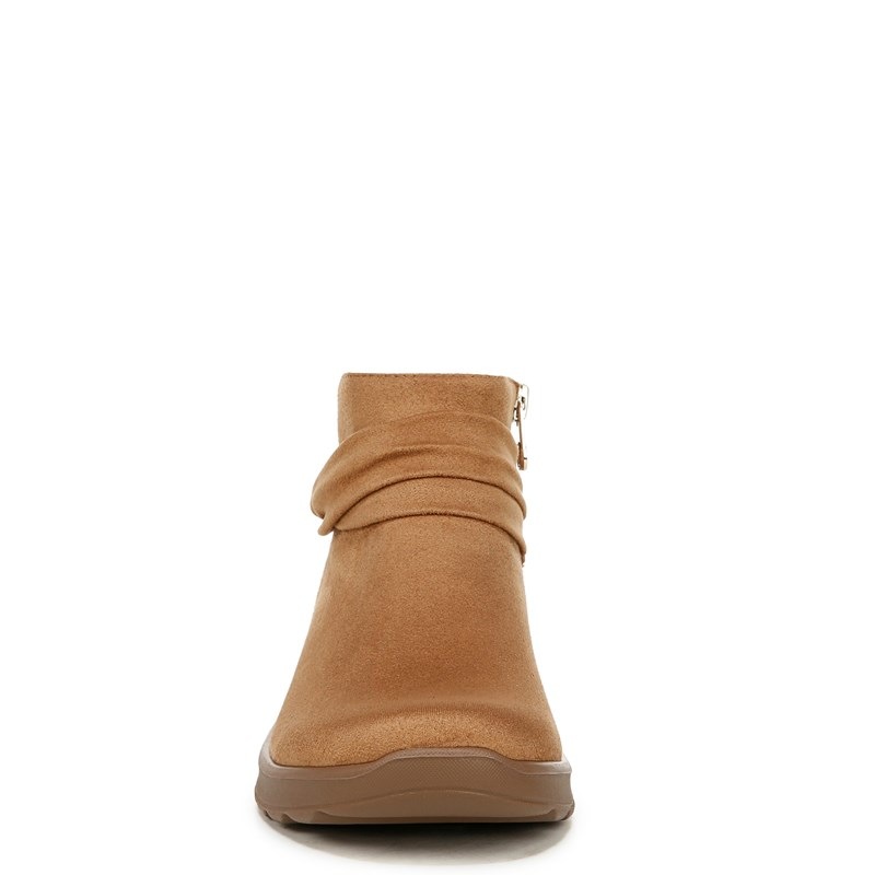 Women's Gemma Ankle Bootie Boots (Whiskey Tan Microfiber)