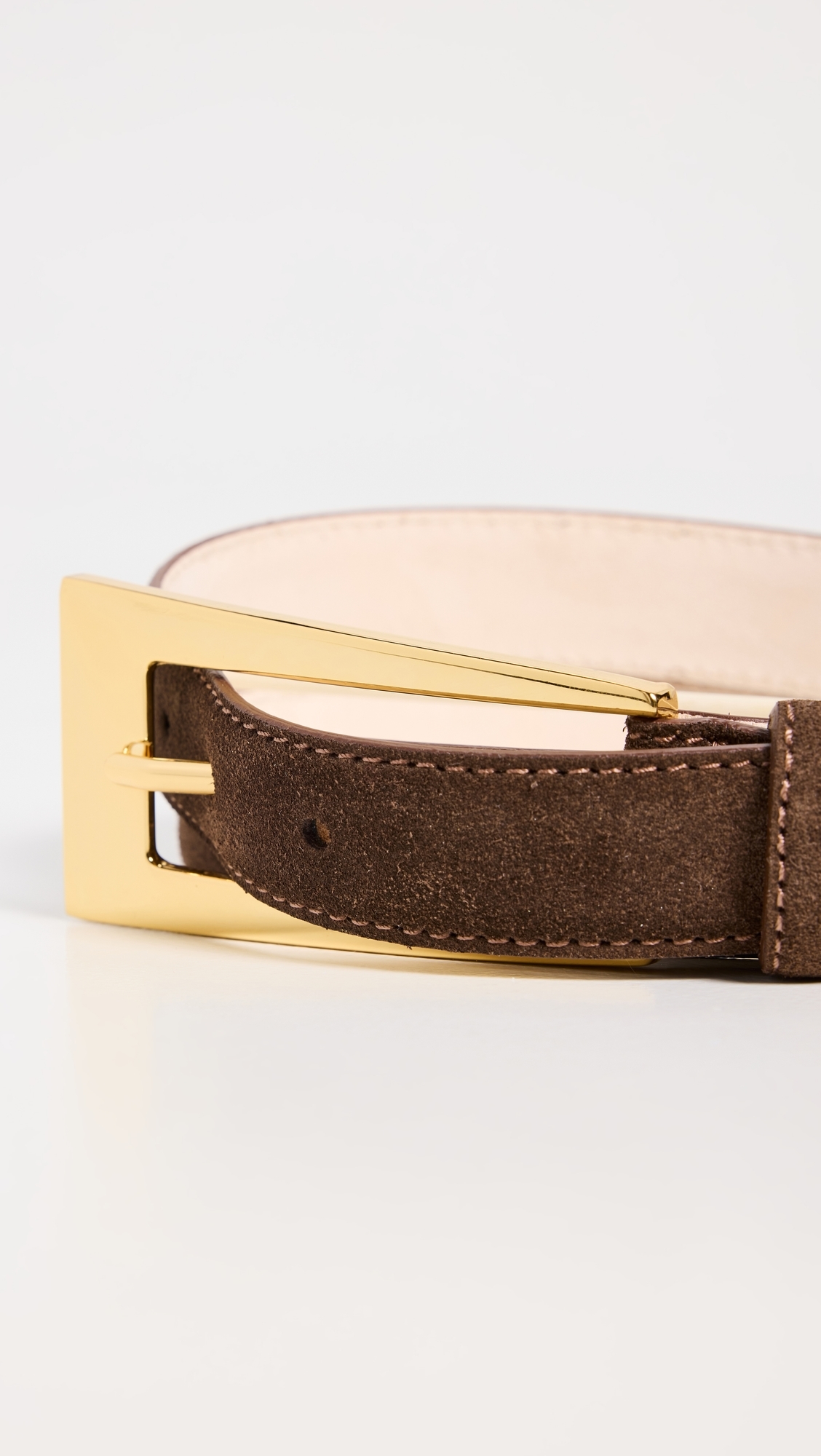 No.10 Chocolate Suede Belt Chocolate