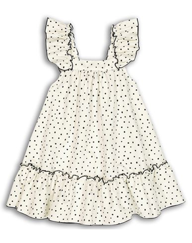 Kid Girl Kids' dress White Size 14 Polyester