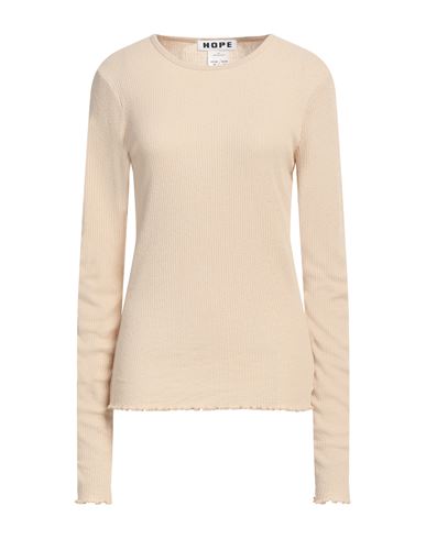 Woman Sweater Beige Size 8 Cotton, Polyamide