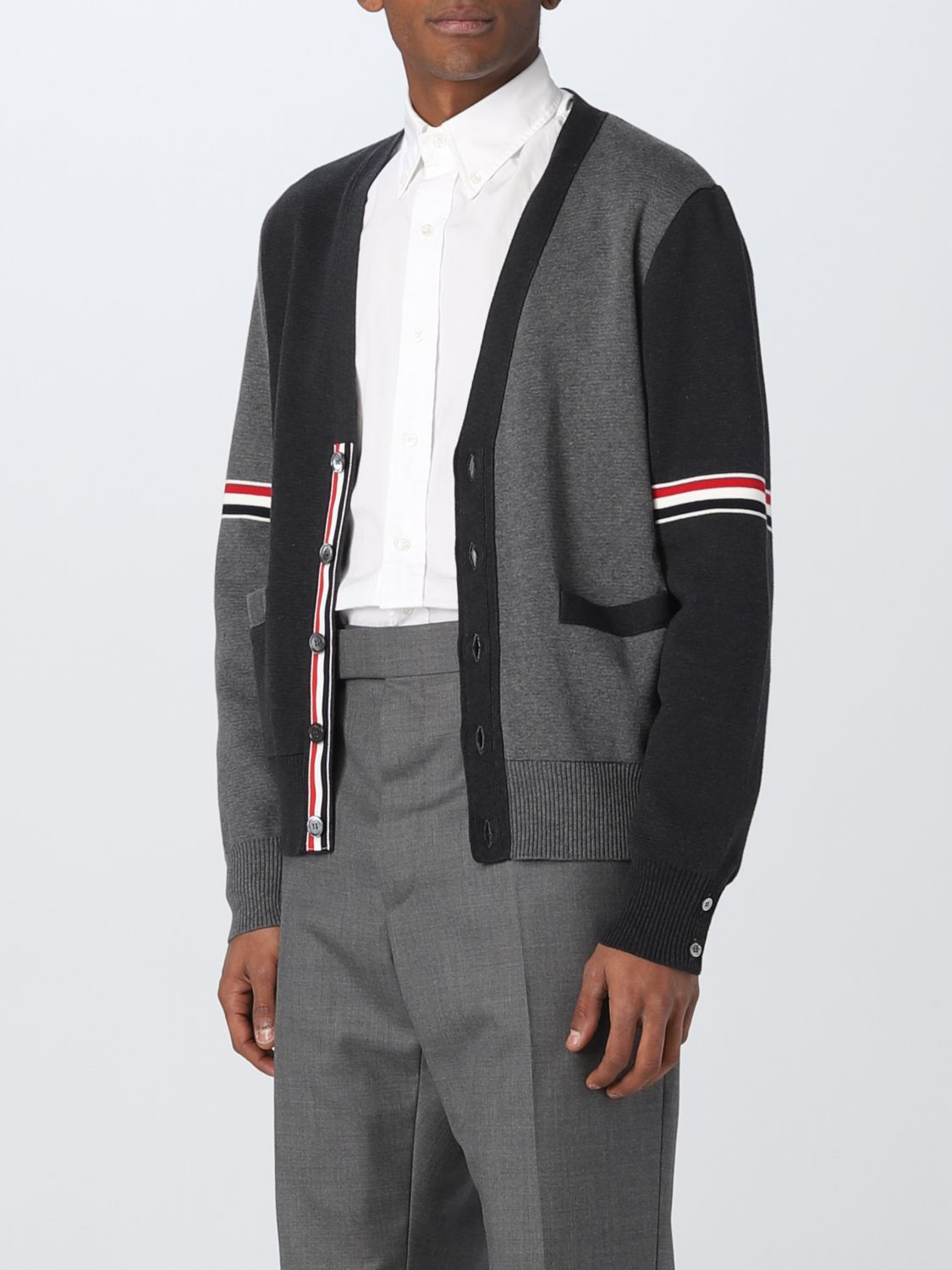 Cardigan Men color Grey