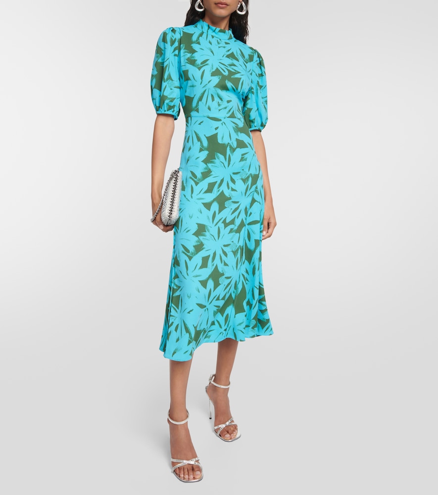 Nella floral midi dress