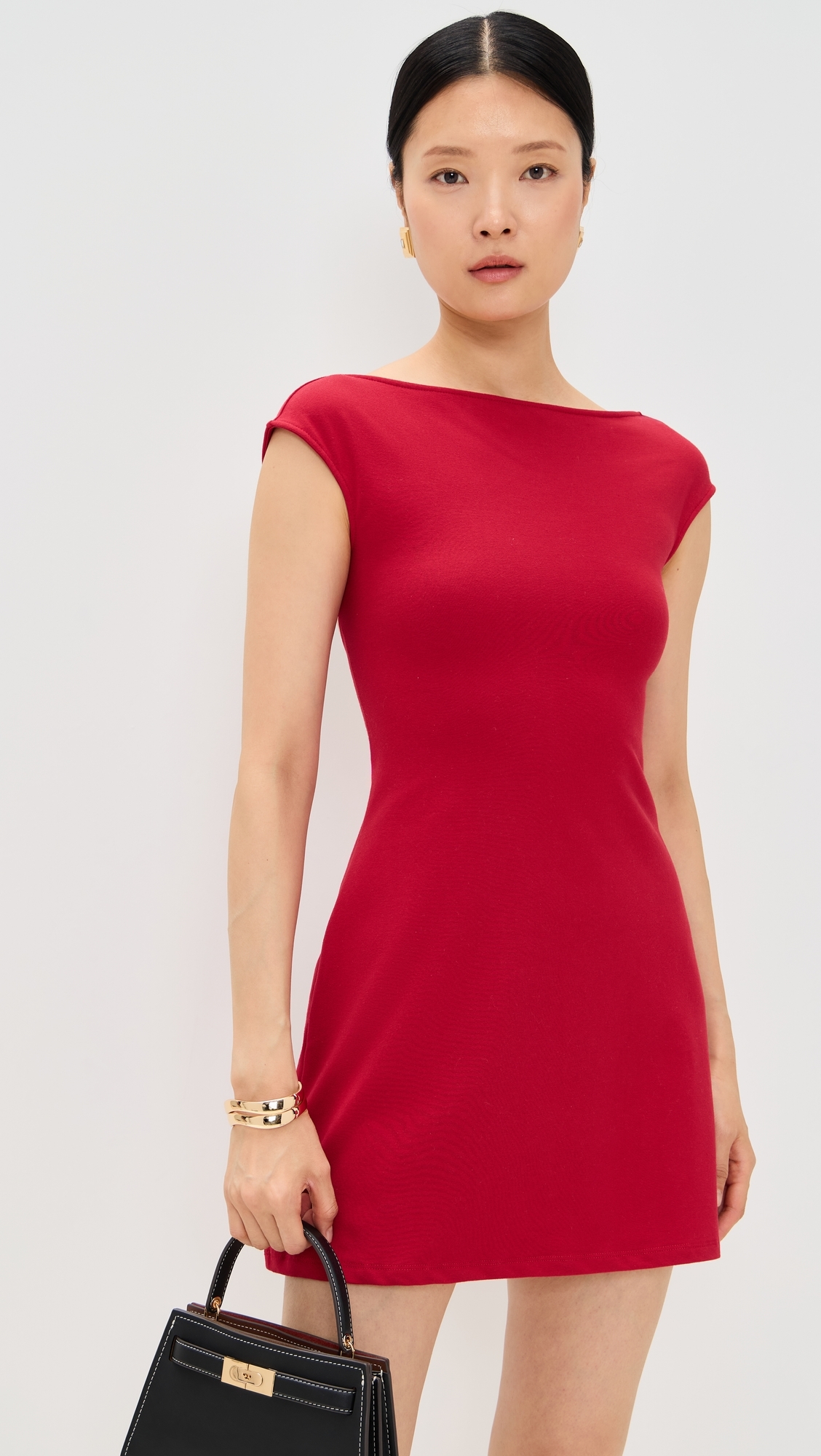 Reformation Soleil Knit Dress Lipstick 