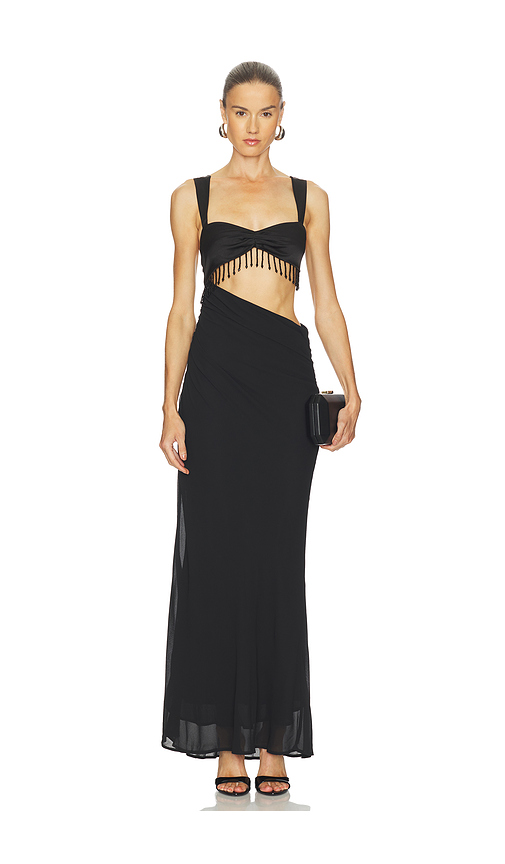 Runaway The Label Alzona Maxi Dress in Black. XS. Also in L, M