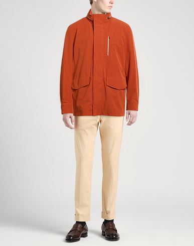 Man Jacket Rust Size XL Polyester, Elastane