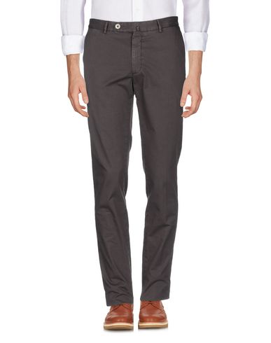 Man Pants Chocolate brown Size 42 Cotton, Elastane
