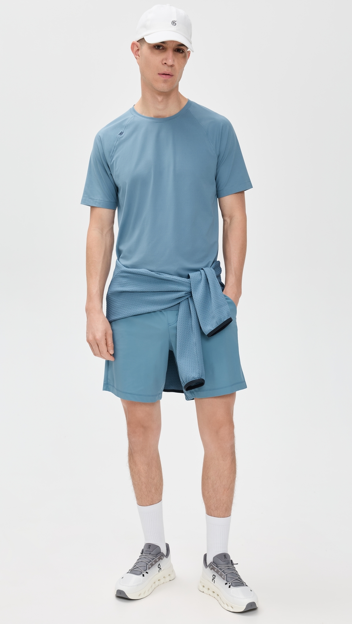 Rhone Reign Short Sleeve Tee Blue Stone