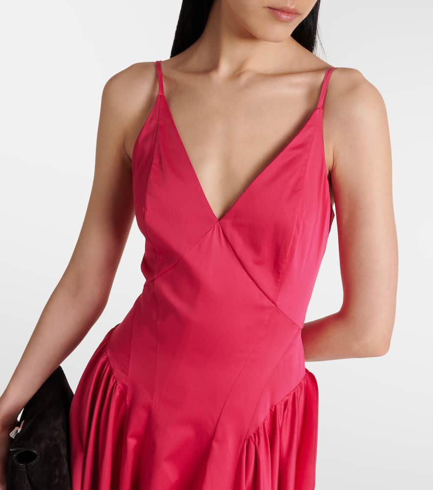 Solene cotton-blend midi dress