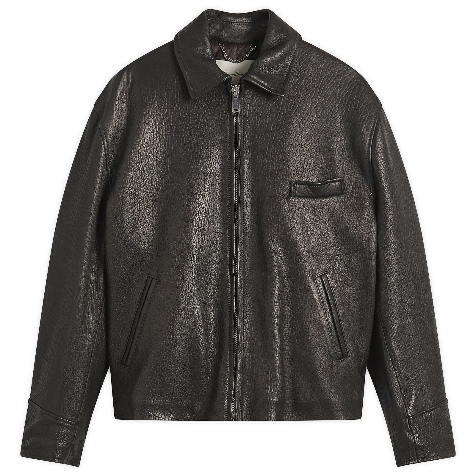 Second Layer Rider Leather Jacket Black