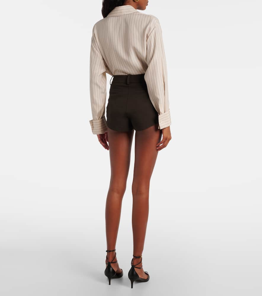 Leon high-rise shorts