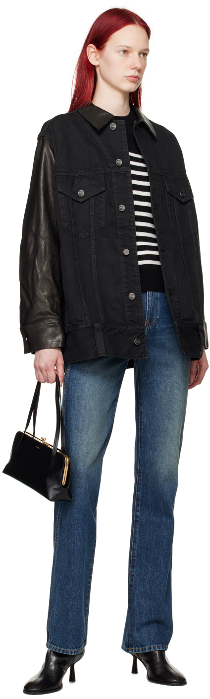 KHAITE Navy 'The Danielle' Jeans