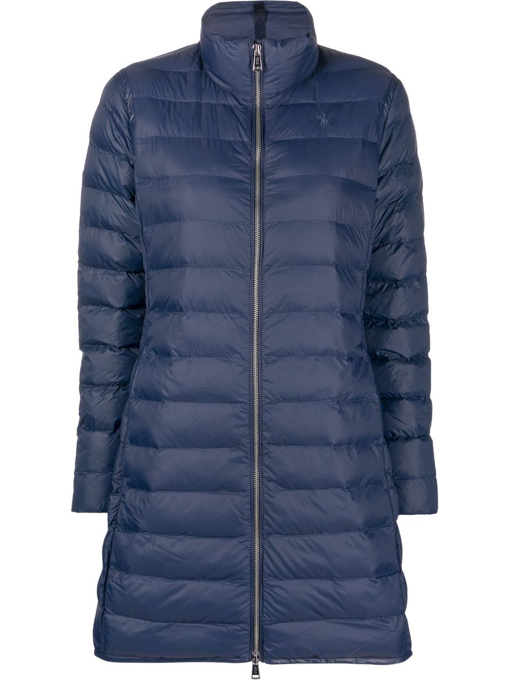 Long padded coat - Blue