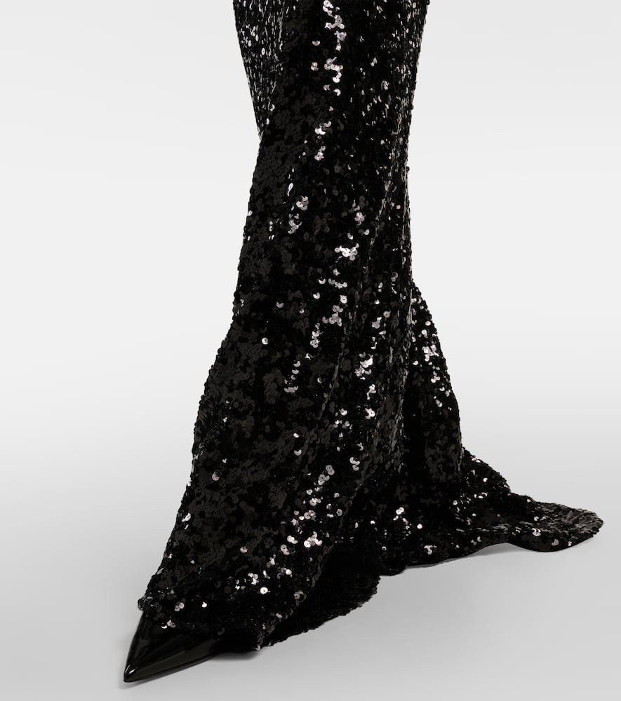 Dolce & Gabbana Sequined maxi skirt