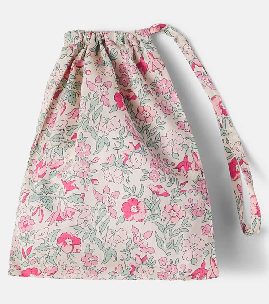 Finlay floral shirred cotton bikini