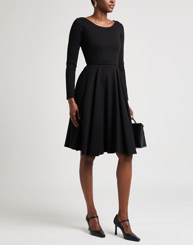 Woman Midi dress Black Size 4 Viscose, Polyamide, Elastane