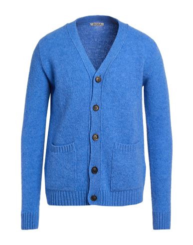 Man Cardigan Azure Size L Wool
