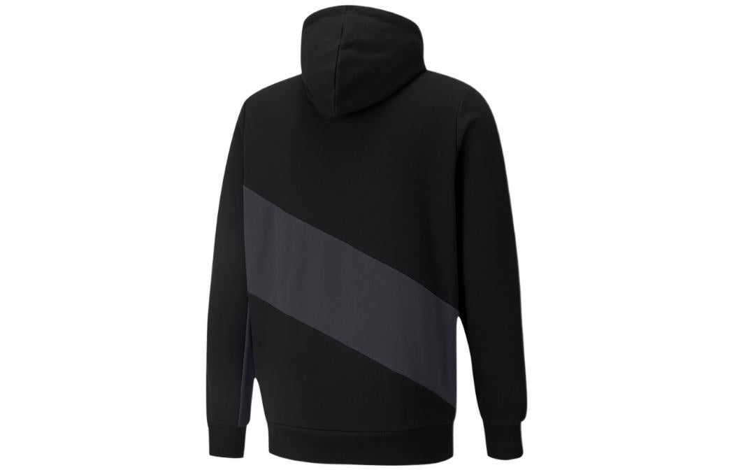 Logo Full Sleeve Printed Hoodie 'Black'