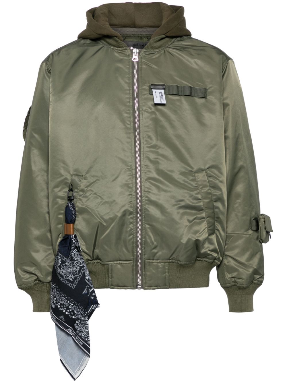 Hooded zip-up jacket - Grey