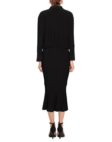Woman Midi dress Black Size 4 Polyester, Elastane