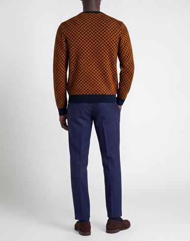 Man Sweater Orange Size 36 Cashmere