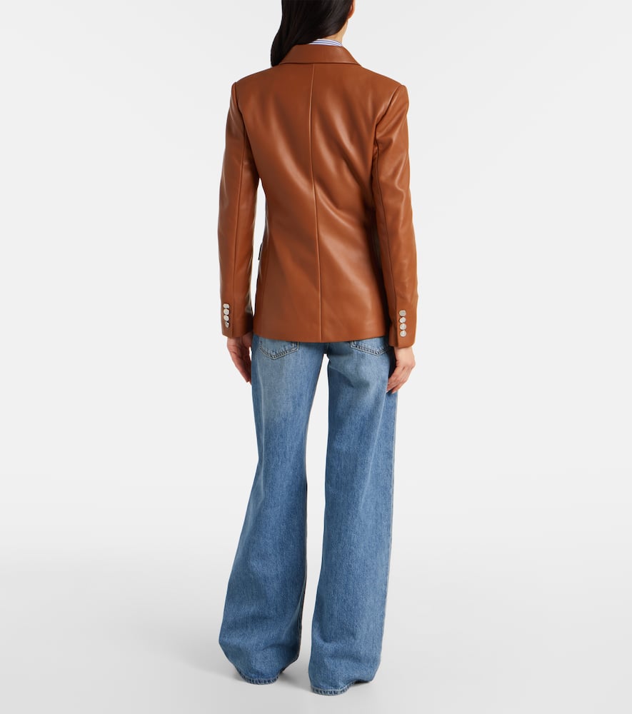 Camden leather blazer