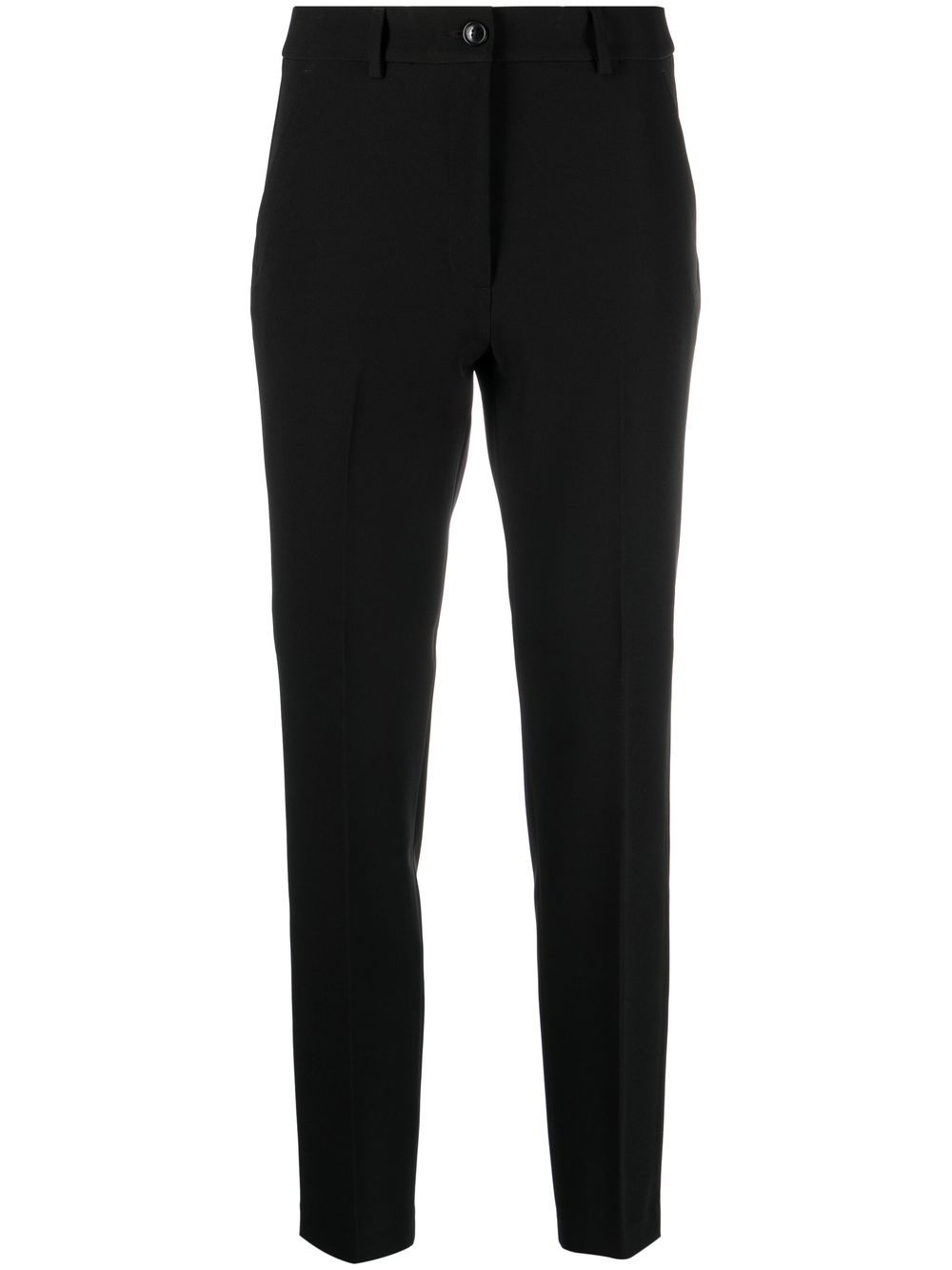 Slim-fit tailored trousers - Black