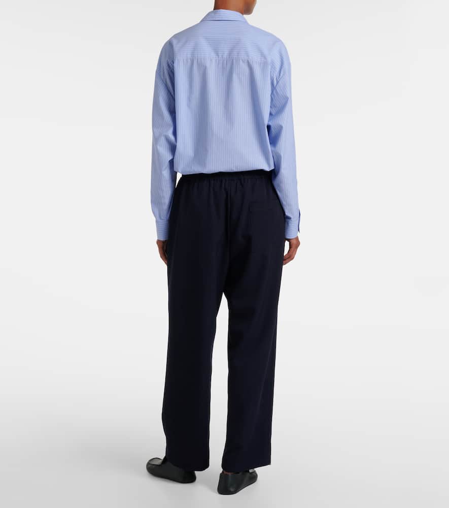 Orieno wool gabardine pants