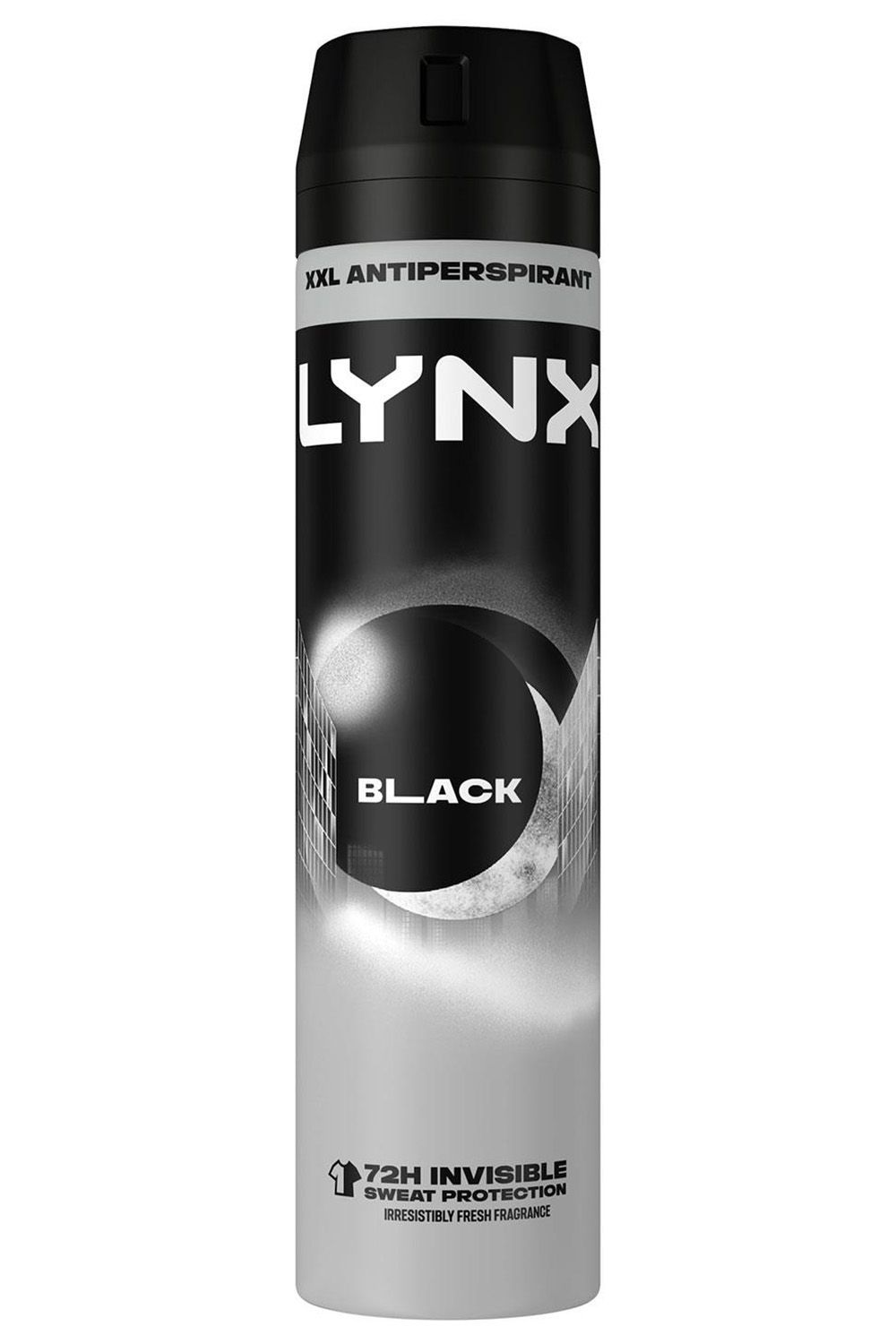Lynx Men's Black Shower Gel 500ml, 6 Pack & 72H Fresh Antiperspirant 250