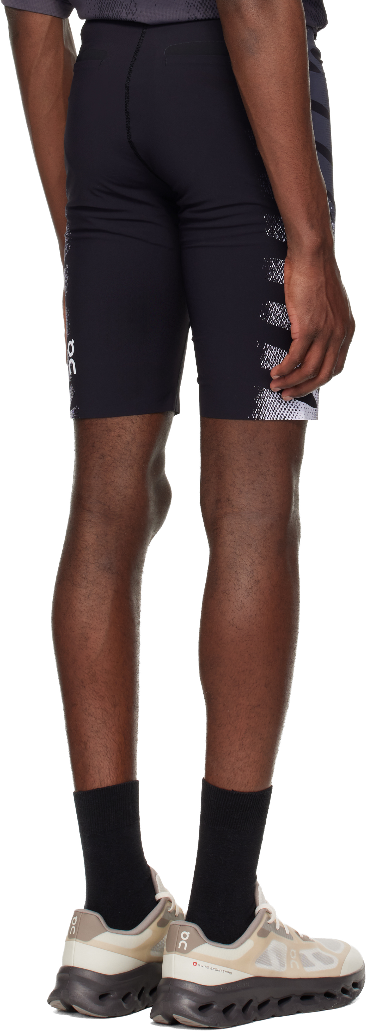 Gray Zero Half Tights Running Shorts
