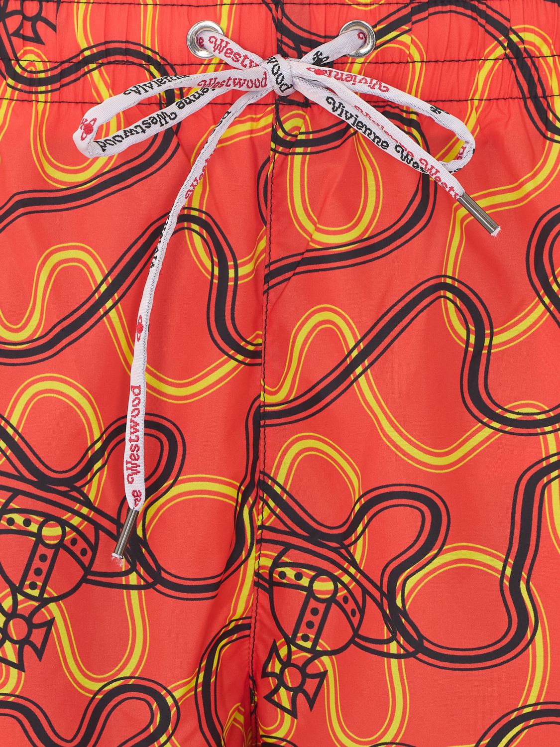 Orb Monogram Polyamide Swimming Trunks with Elasticated Waist
