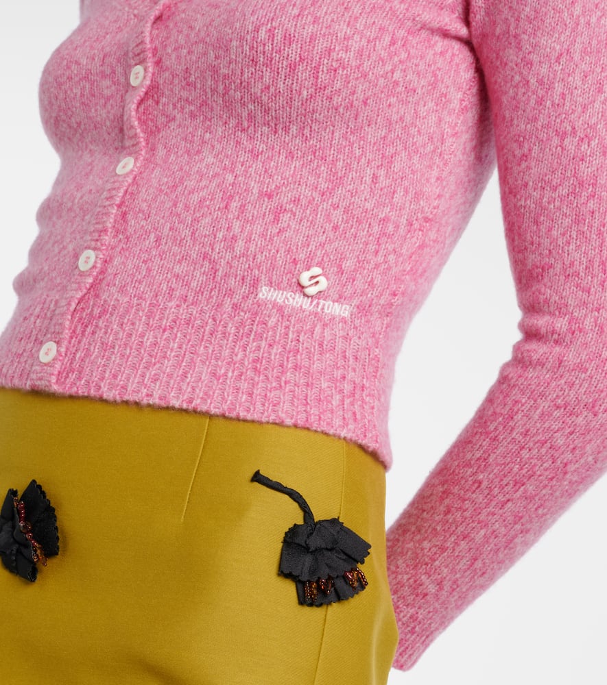 Wool and cashmere-blend cardigan