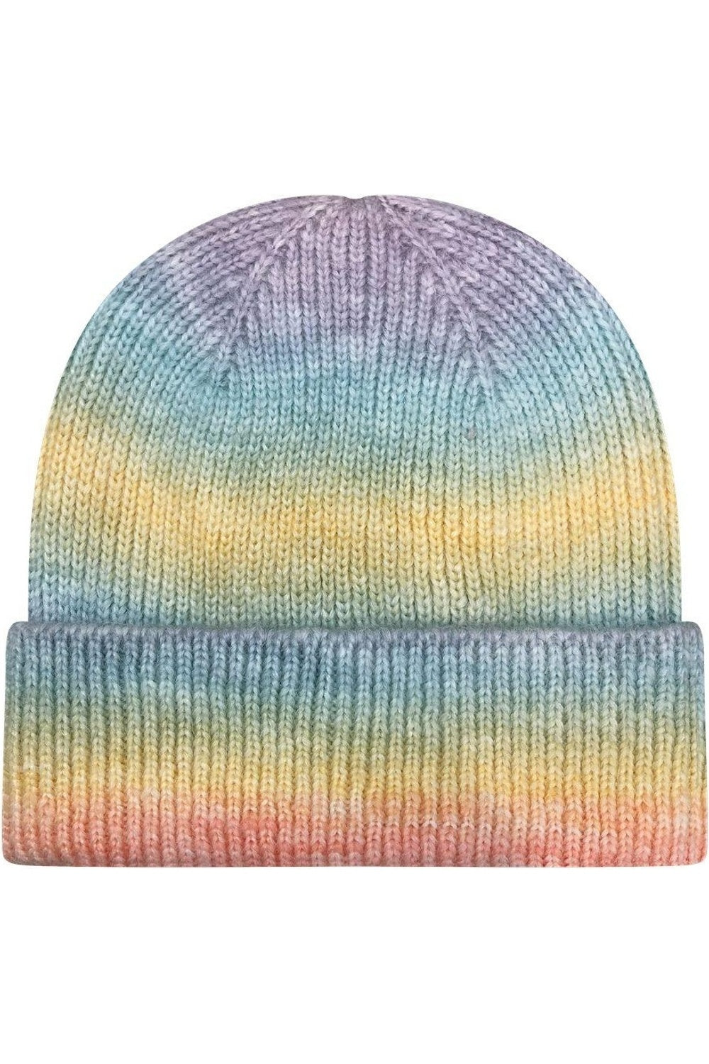 Tie-Dyed Ribbed Beanie