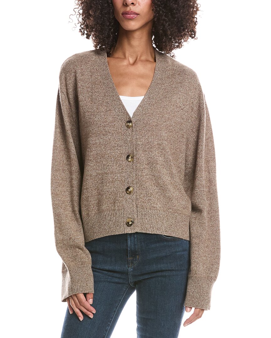 Luxe High V-Neck Cashmere Sweater Cashmere Cardigan