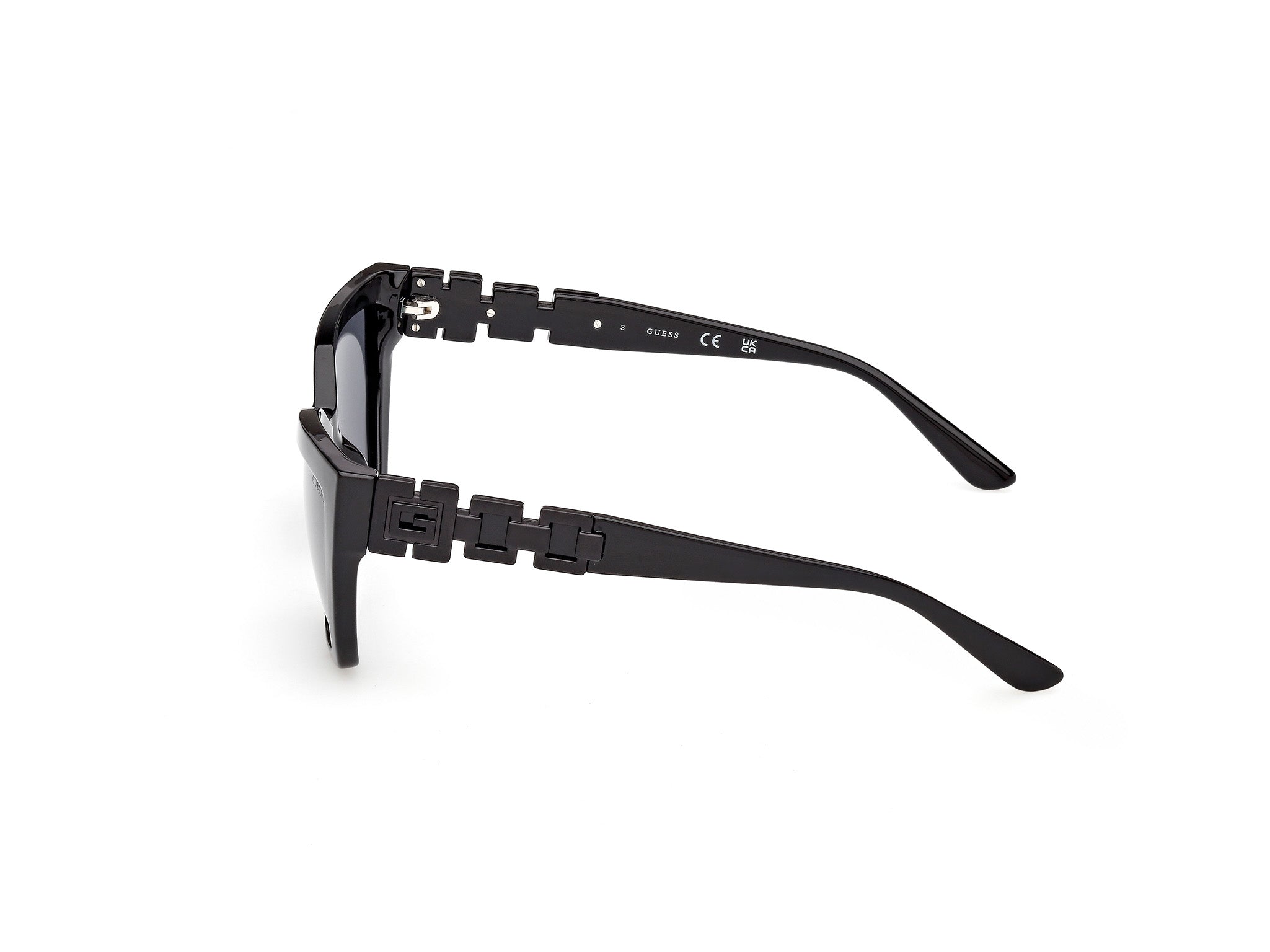 Guess Mujer Guess GU00264 01D Gafas de sol Inyectado Negro Fumar Cat Eye Polarizado
