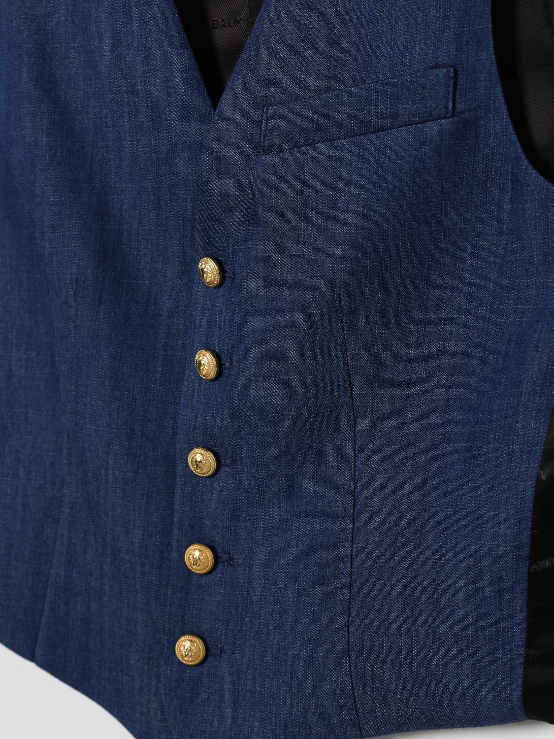 Waistcoat Kids color Blue