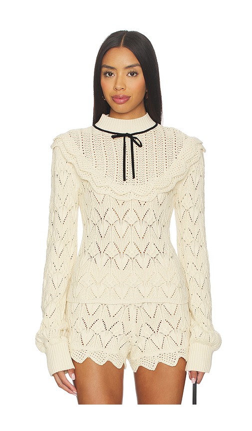 For Love & Lemons Lelia Top in Cream. XS also in L, M