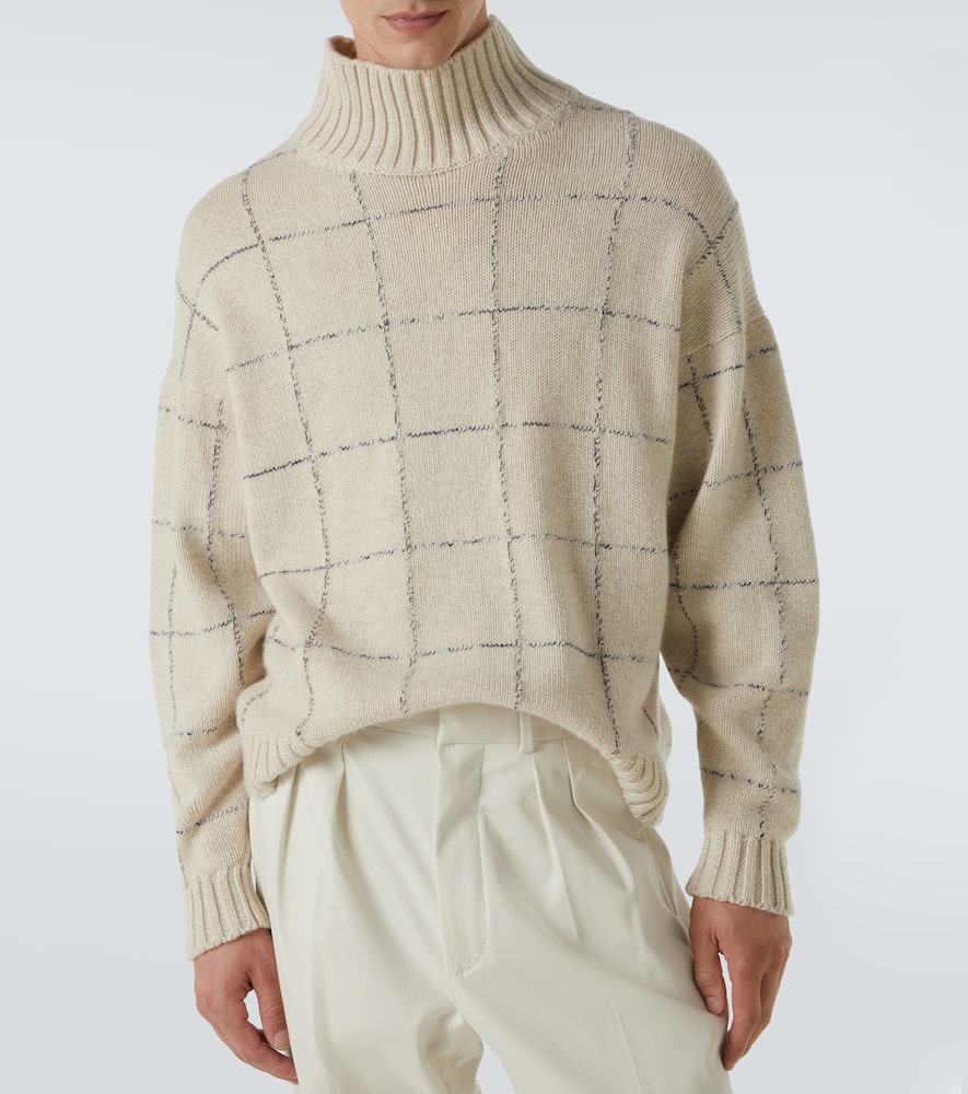 Cashmere intarsia sweater