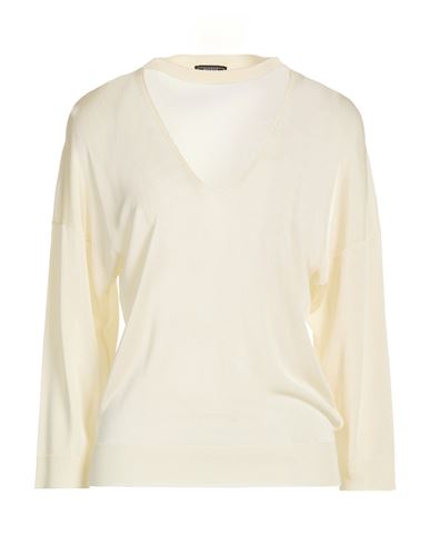 Woman Sweater Cream Size 2 Viscose