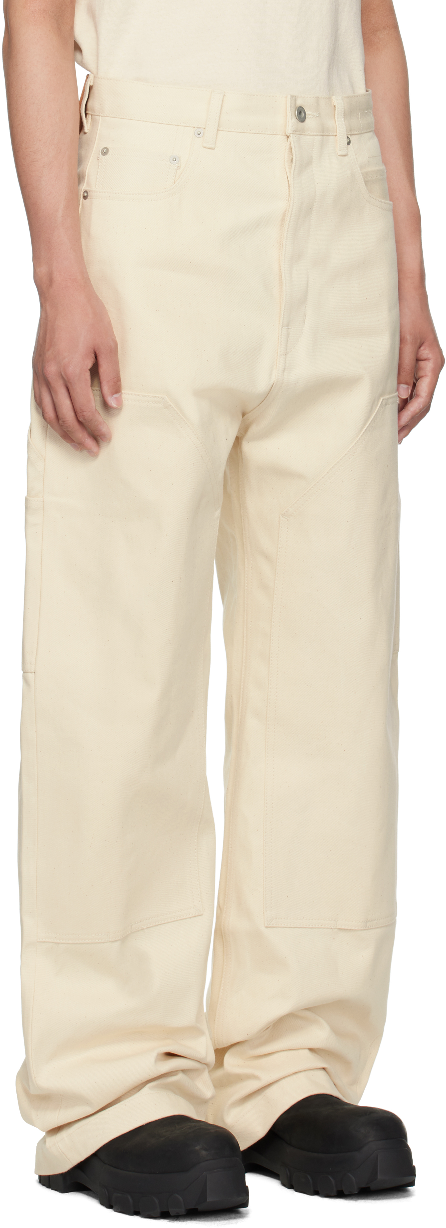 Off-White Hollywood Double Knee Geth Cut Jeans