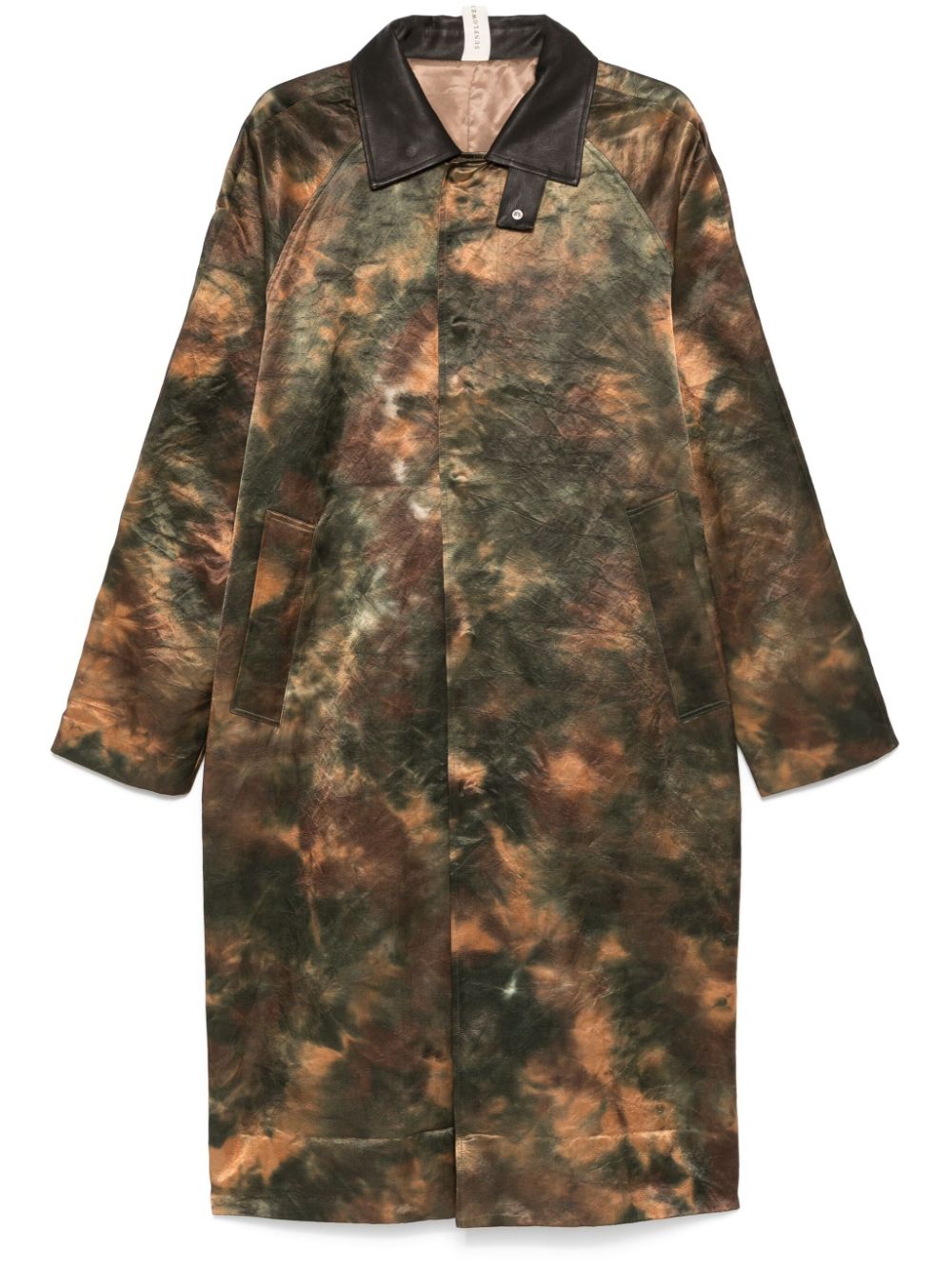 Raglan Splash coat - Green