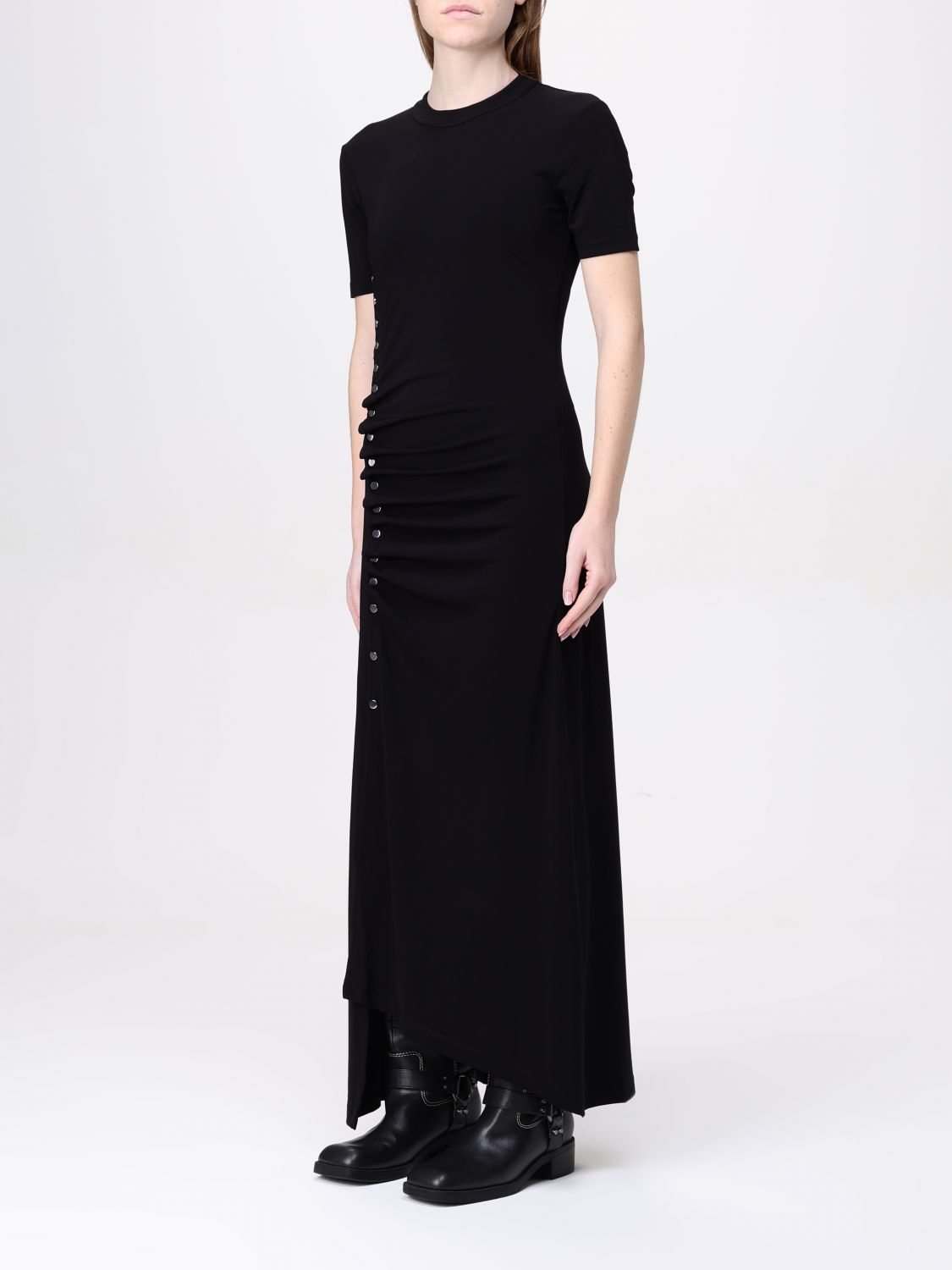 Pleated dress - Black