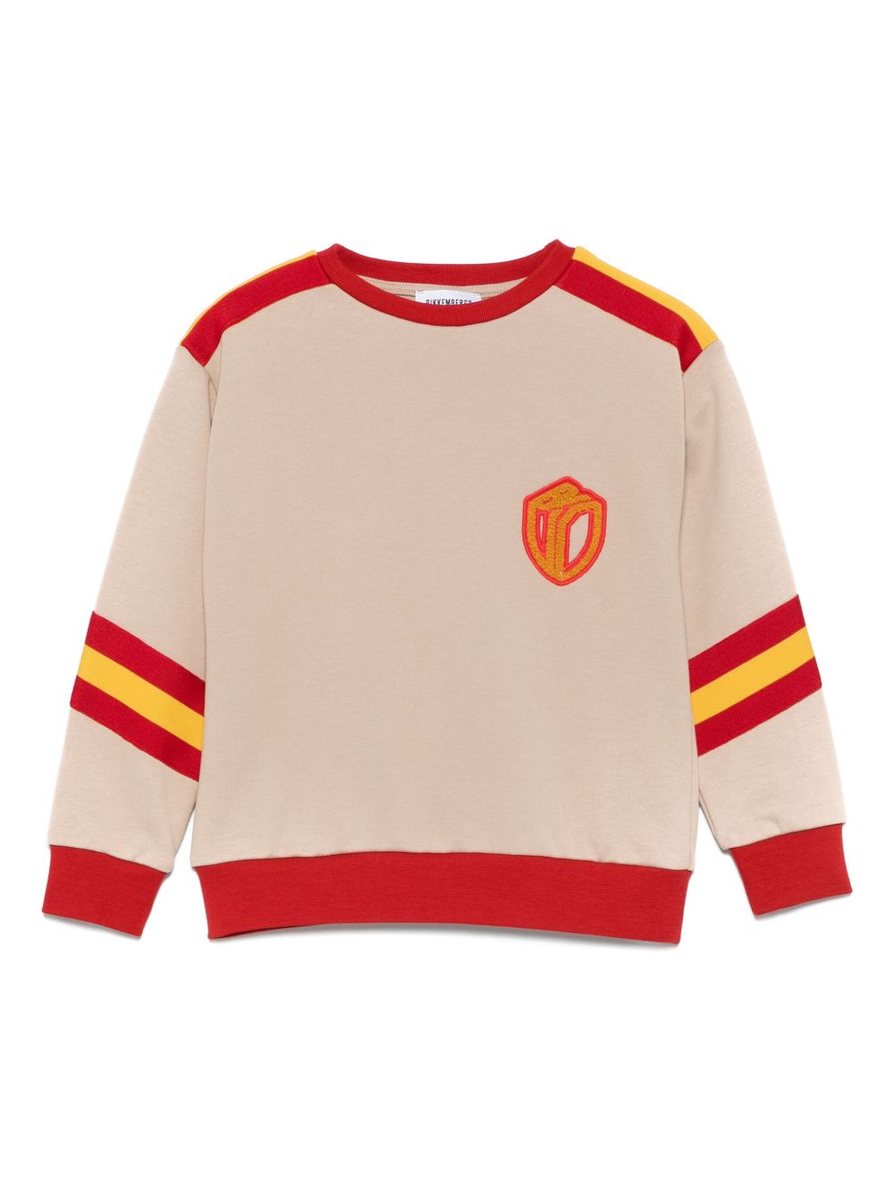 Logo-patch sweatshirt - Neutrals