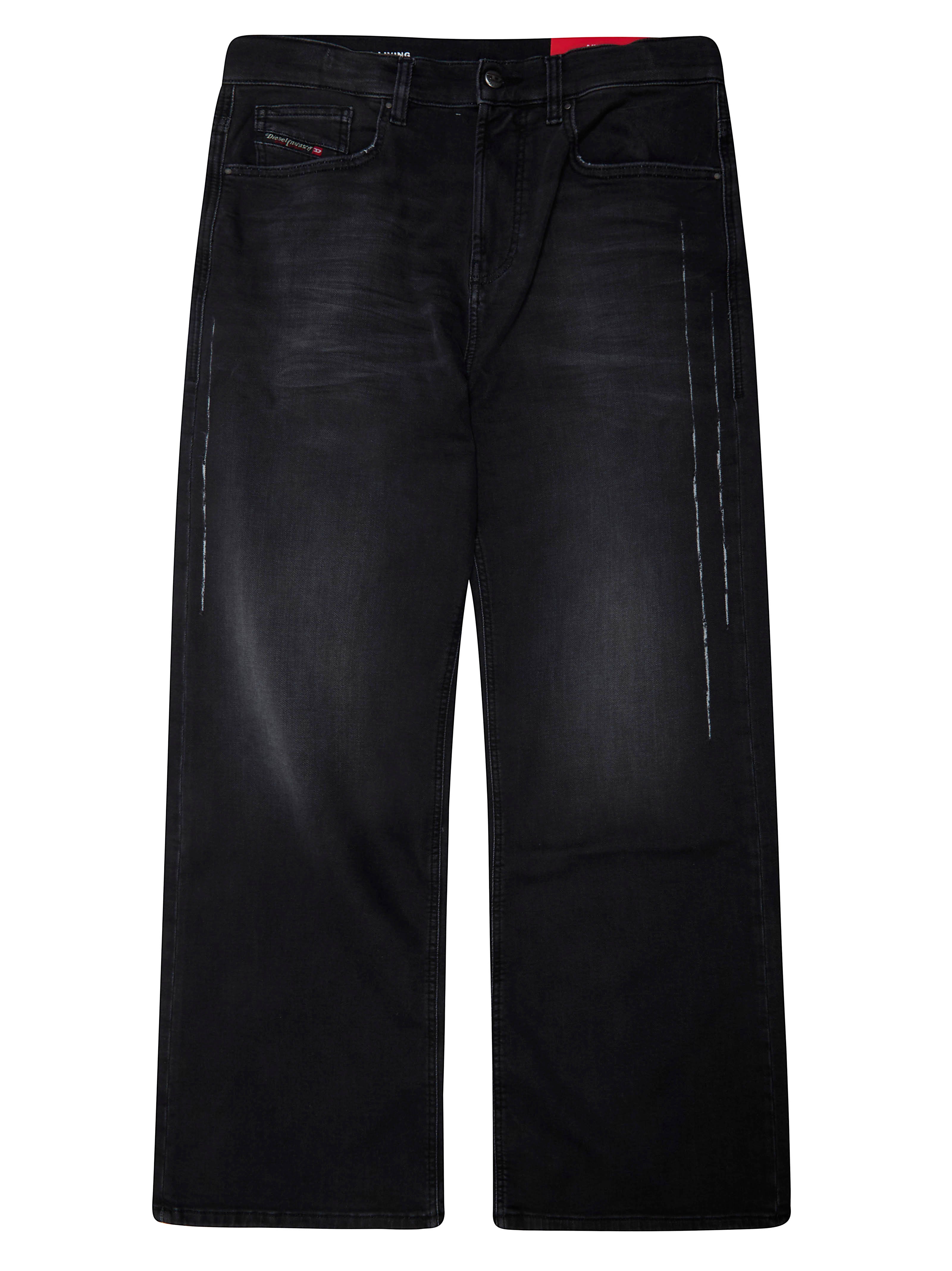 Palazzo Graffiato Jeans