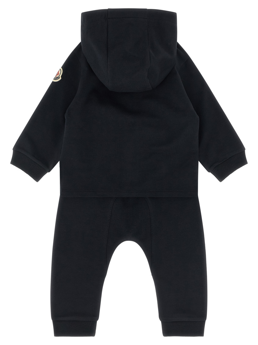 2-Piece Navy Blue Logo Hoodie/joggers Set (Babies)