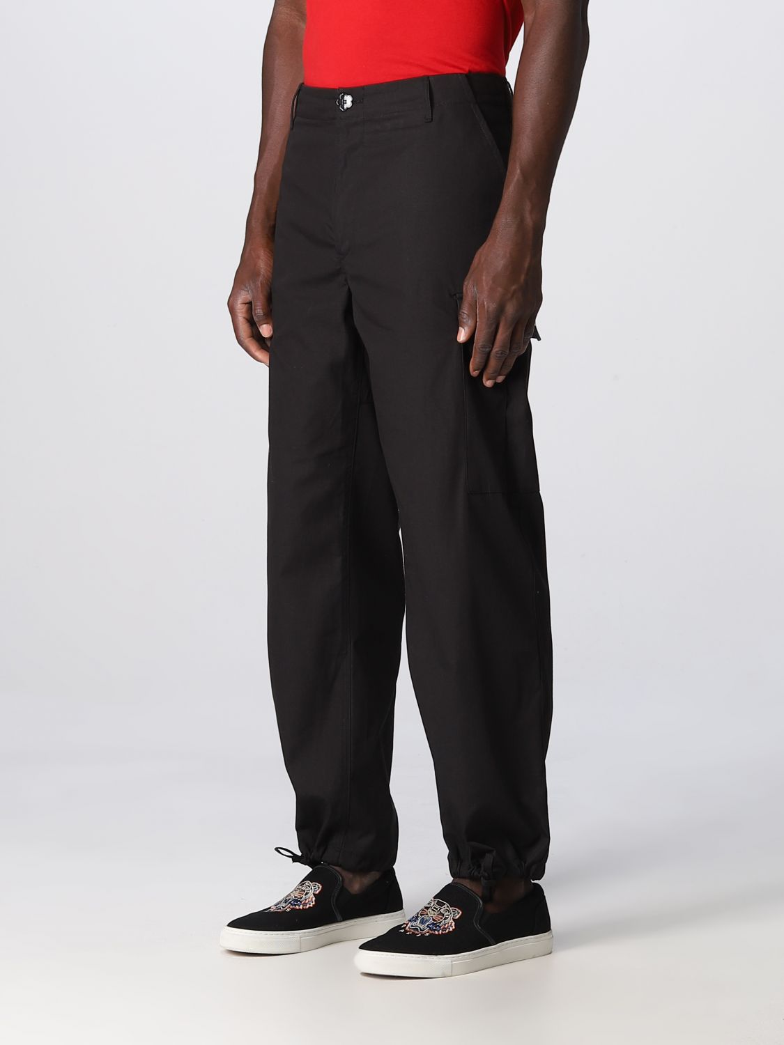 Pants Men color Black