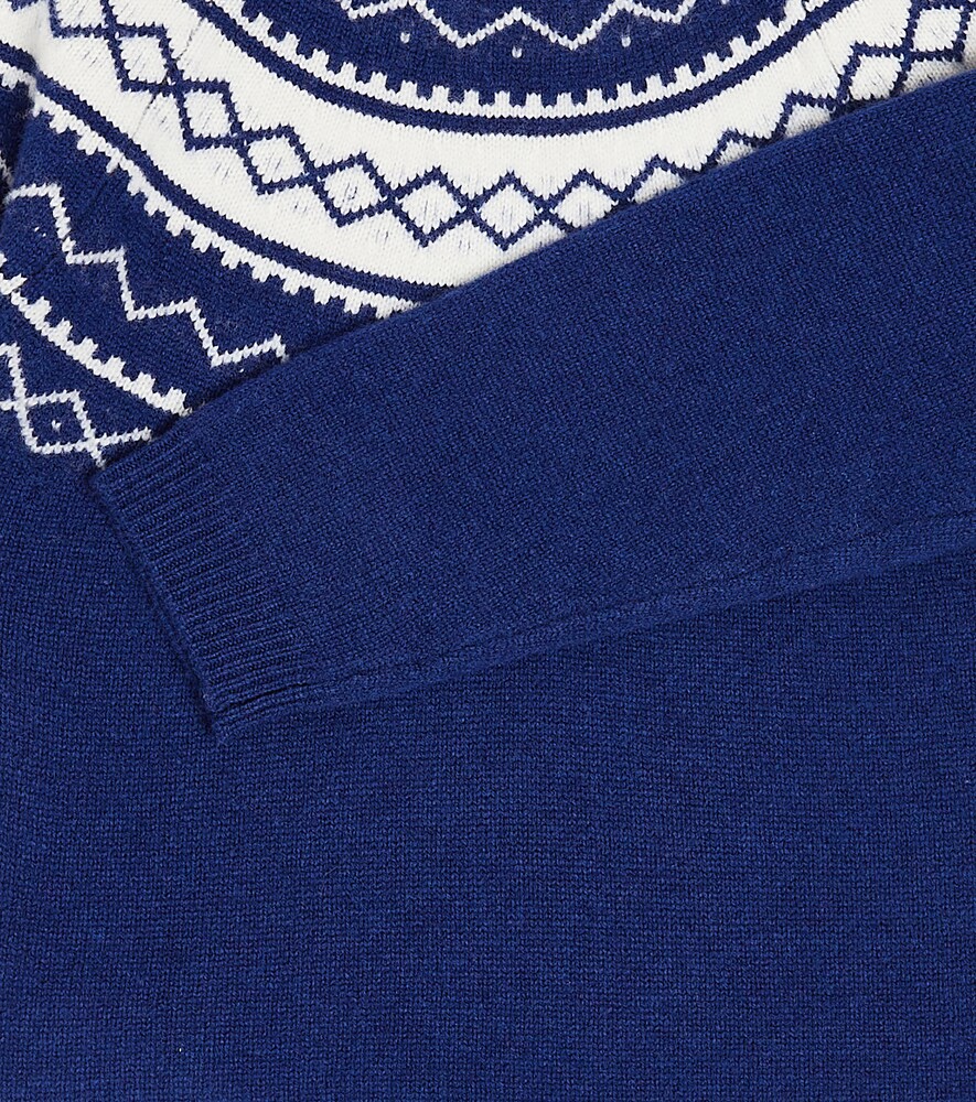 Jacquard wool sweater