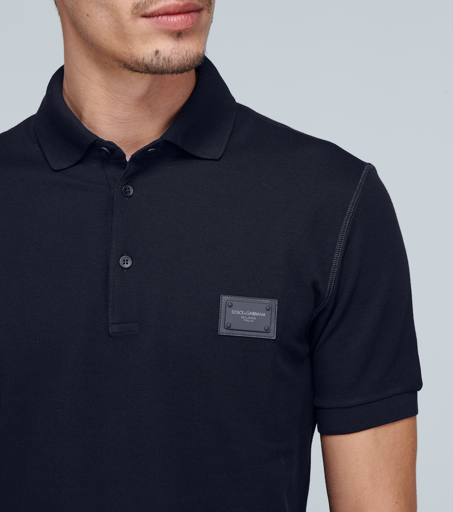 Plaque polo shirt