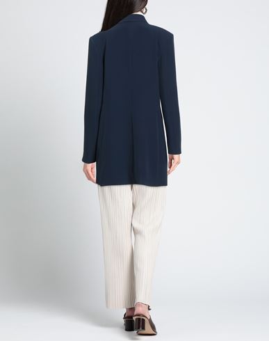 Olla Parég Woman Blazer Midnight blue Size 10 Polyester, Elastane