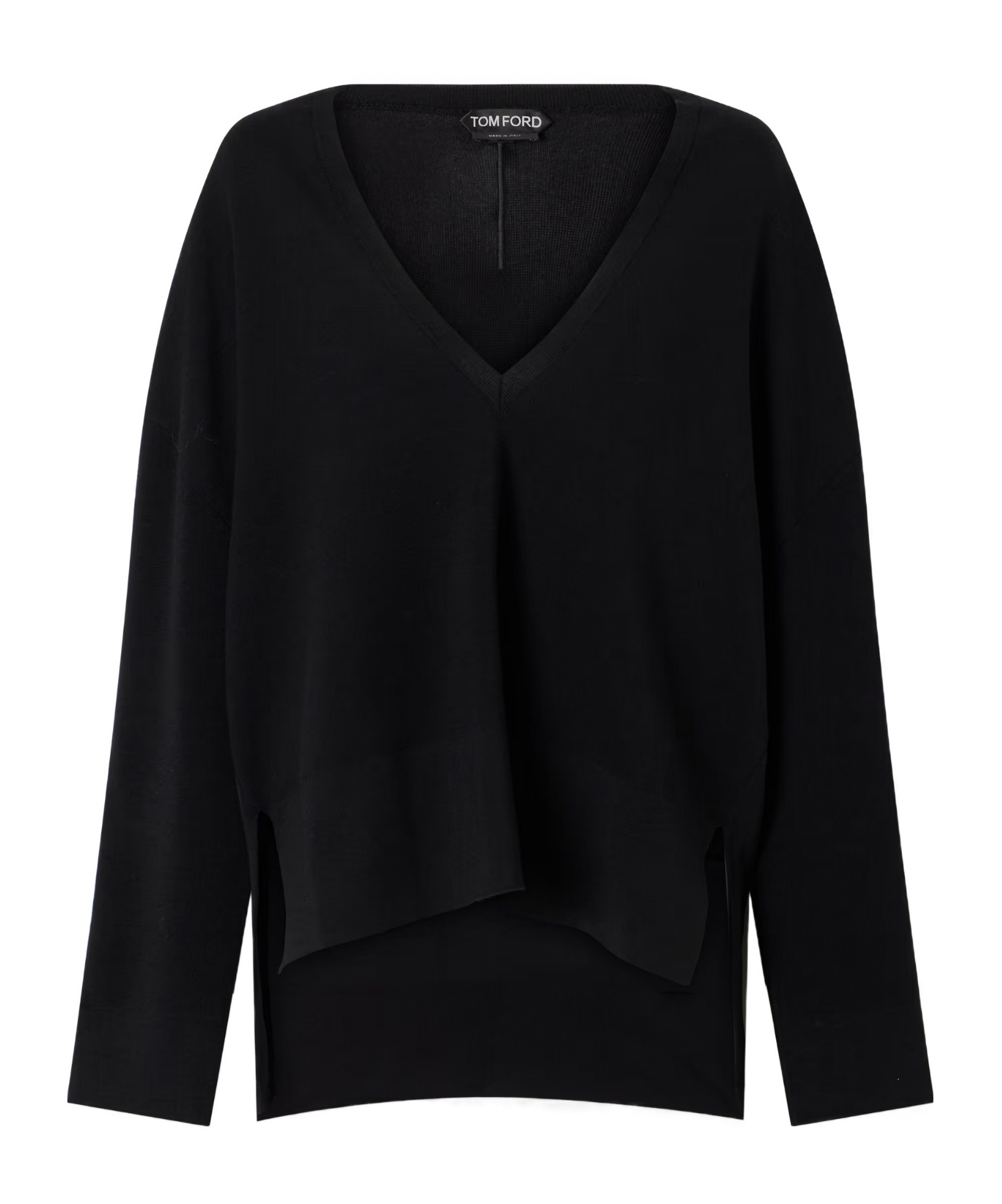 Cropped wool sweater